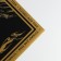 Palette packaging for flowers "marble", matte, black-gold, 57 x 57 cm