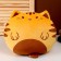 Soft toy-podushka "cat", 43 cm, orange color