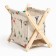 Newspaper, stand for books and magazines "Paris", 26 × 16 × 23 cm, beige