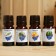 A set of essential oils "Boarse Morning", 4 pcs 10 ml