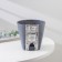 Pot for flowers with basic watering "Amsterdam", 1.35 l, d = 14 cm, dark stone