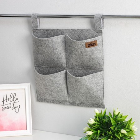 Organizer for storing the suspended Classic, 4 pockets, 35 × 35 cm, color gray color-3