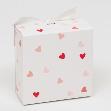 Gift box team with the window "I love you", 11.5 x 11.5 x 5 cm-2
