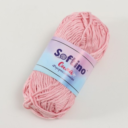 Glass luminous 100% Lavsan "Shiii" 50 g 50 m pink-1