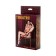 The shackles on the feet are rope, red, 95 cm