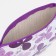 Lightning cosmetic bag, white/purple color