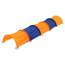Tunnel for climbing, length 3.5 m, h = 40 cm, blue/orange color