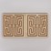 Puzzle interhemispheric board "Spider and hashtag"