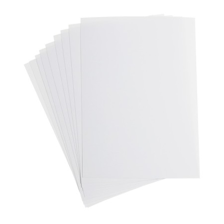 Set for children's creativity A4, 10 sheets Cardboard white coated +10 sheets Catcamet Cathedral Crossed + 10 sheets is colored paper, in folder-4
