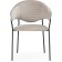 Chair on the metal frame Runso metal/velor, black/beige 57x56x82 cm