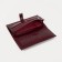 Women's wallet on the button, burgundy color