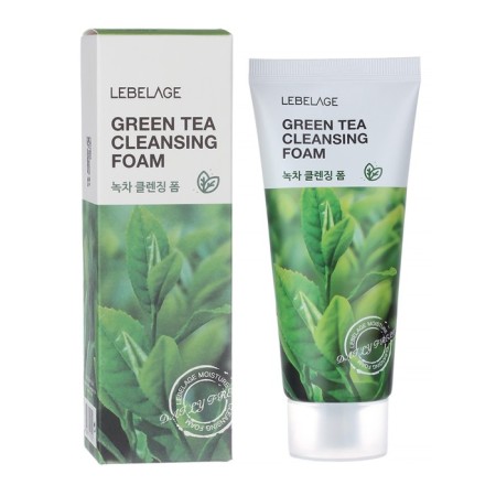 Foam for washing with green tea extract Lebelage