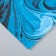 Scrapbooking paper "Blue paint stains" density 180 g 15.5x17 cm