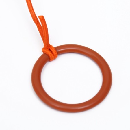 Toy - teaser for cats from cat mint "heart", with a ring on a finger, 20 cm-2