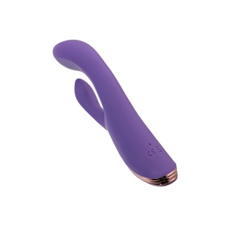 Vibrobler with the Come-Hither Jos Fingie function, 21.6 cm, silicone, purple color-8
