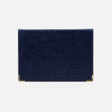 Cover for passport, blue color