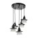 Economic light lamp 36081/5 5x40W E27, black 32x32x90 cm