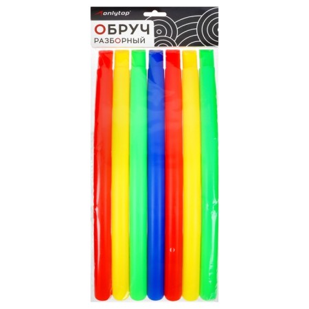 The hoop is collapsible onlytop, d = 70 cm, thickness 2 cm, color mix-6