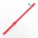 Two -layer collar with phasex "Golsu", 30 x 1 cm, red