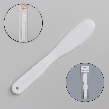 Spatula for depilation, 18.5 cm, white color-2