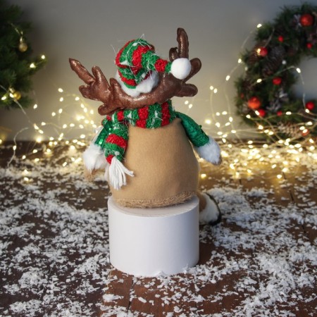 Soft toy "Deer in a striped cap with long legs" 60x17 cm-2