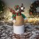 Soft toy "Deer in a striped cap with long legs" 60x17 cm