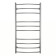 Terminus water heated towel rail "Classic" P10, 500x800 mm, lower connection, chrome