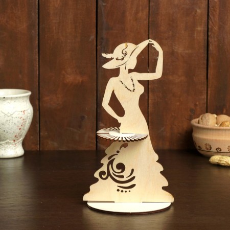 Napkin "Lady in a hat", 24 × 13 × 0.3 cm-1