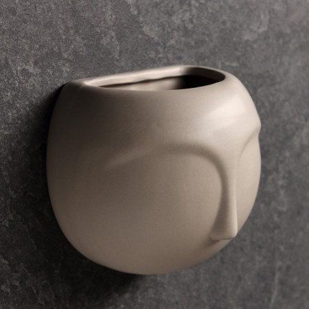 Cashpo suspended "silhouette" Beige, 11x6cm-2