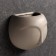 Cashpo suspended "silhouette" Beige, 11x6cm