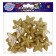 Figure for crafts and decor "Star", set of 15 pcs., Size 1 pc. 3.5 × 3.5 × 2 cm, color gold