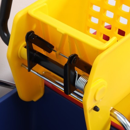 Two -wounded trolley cart, 46 liters, with spin, chrome frame-3