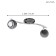 Bimeda 2x3W lamp LED Black 36.5x36.5cm