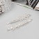 Invisibility for hair "Ebba" (set 2 pcs) bow, 6 cm, silver