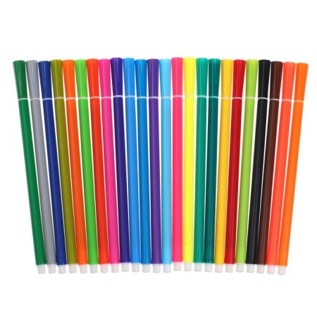 Fleeters 24 colors Happycolor, water -based, in a plastic penalty, mix-7