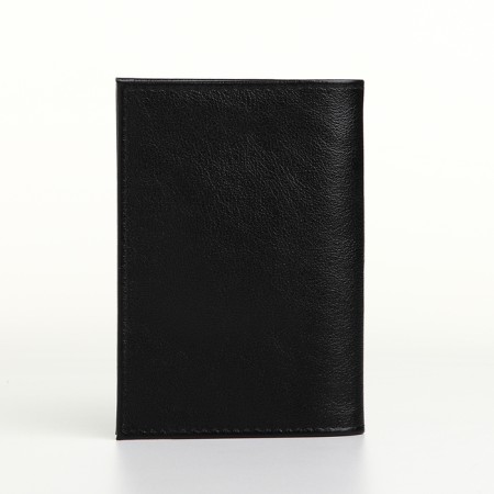 Covers for passport, textura, black color-1