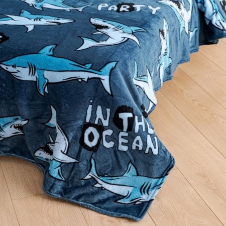 Placed Pavlink Shark 100x150cm, Blue, Aerosoft 190g/m, 100% polyester-1
