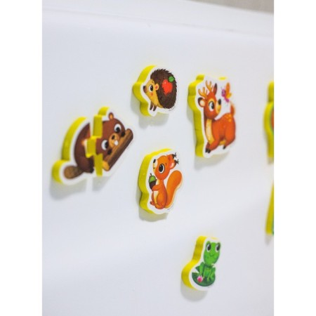 Soft puzzle for babies "Forest animals", 5 puzzles, crumb I-7
