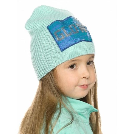 Hat for girls, size 50-51, color menthol-1