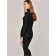 Women's turtleneck CONTE ELEGANT, size XS, Black color