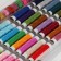 Set of sewing threads, 40/2, 20 m, 64 pcs, in the organizer, color colorful color
