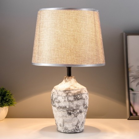Table lamp "Dalia" E14 40W gray 22.5x22.5x37cm Risalux-1