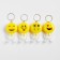 Smileyl flashlights, 1 LED, 3 x 5.5 cm, mix