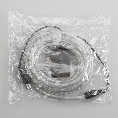 Luazon Lighting 10 mm light cord, IP65, 5 m, 24 LED/m, 220 V, 8 modes, red glow-8
