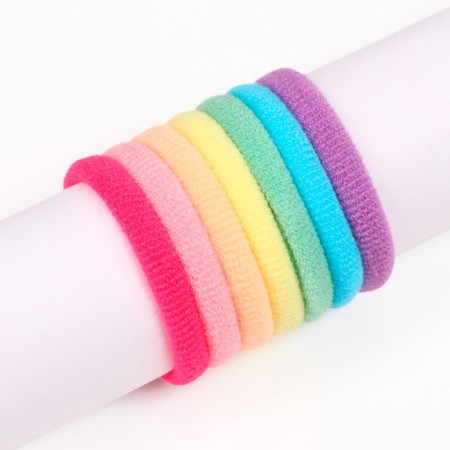 A set of hair rubber bands 100 pcs, 1.5 cm, Minnie Mouse-1