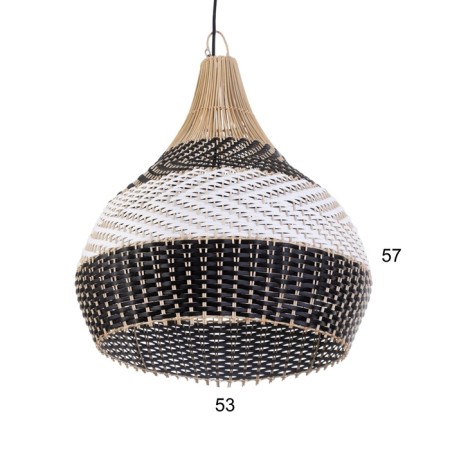 Ceiling Lamp from Rotan "Yudi" 1x120W, E27, 50x50x60 cm-1