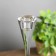 Glass Glass for 1 candle "glass" set 2 pcs transparent 29x10.7x10.7 cm