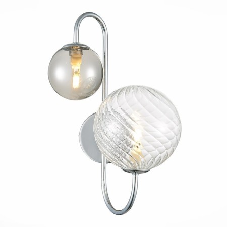 Sconces st. SL1124.101.02. Vinetto. 2x5 watts, G9, 4000k, 19.5x36 cm, chromium color-3