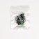 A set of dice of playing "Game time", 10 pcs, 1.6 x 1.6 cm, green