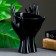 Kashpo - organizer "Dreams in the hands" Black, 13x20.5x13.5cm